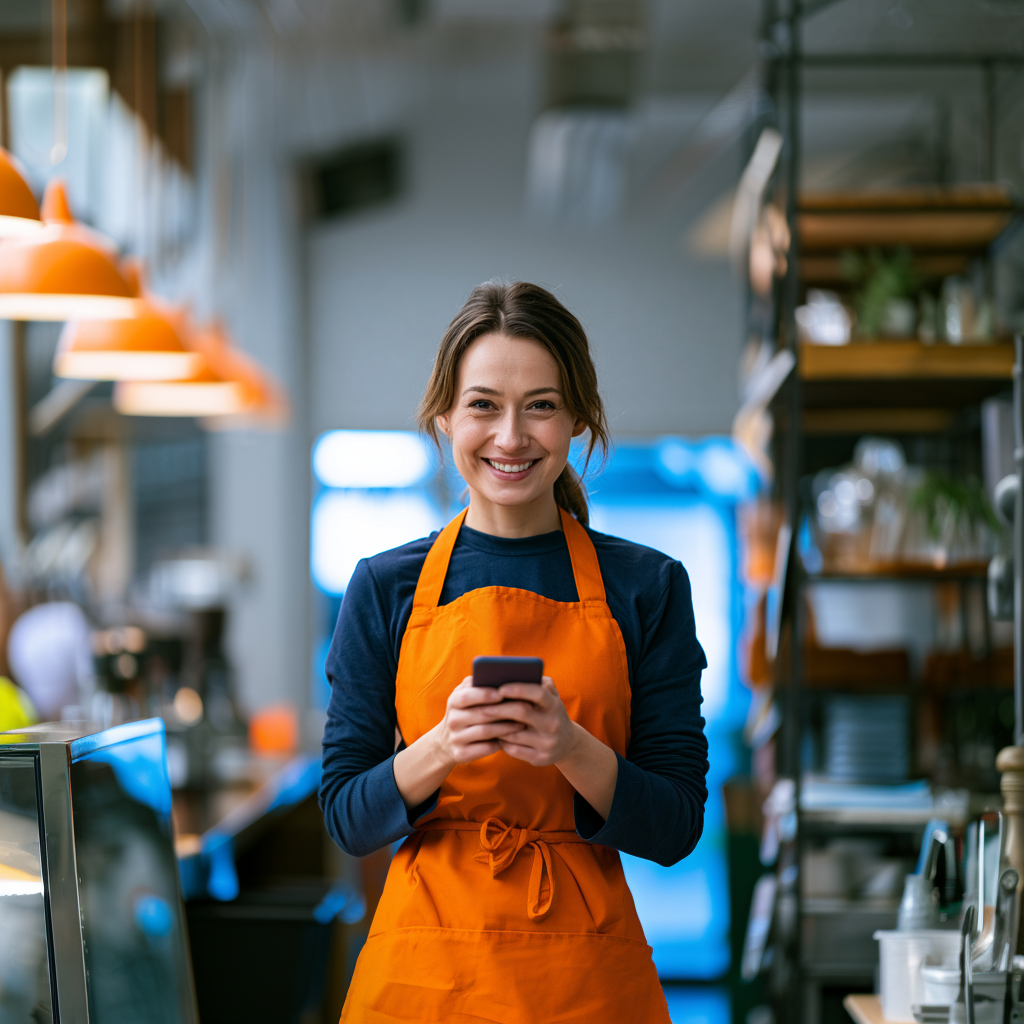 Jobberin in der Gastronomie
